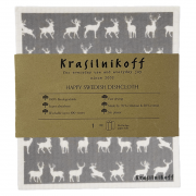 Schwammtücher/ Spültücher mit Weihnachtsmotiv Rentiere von Krasilnikoff